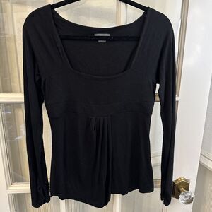 Armani Exchange Women's M Long Sleeve Black Top